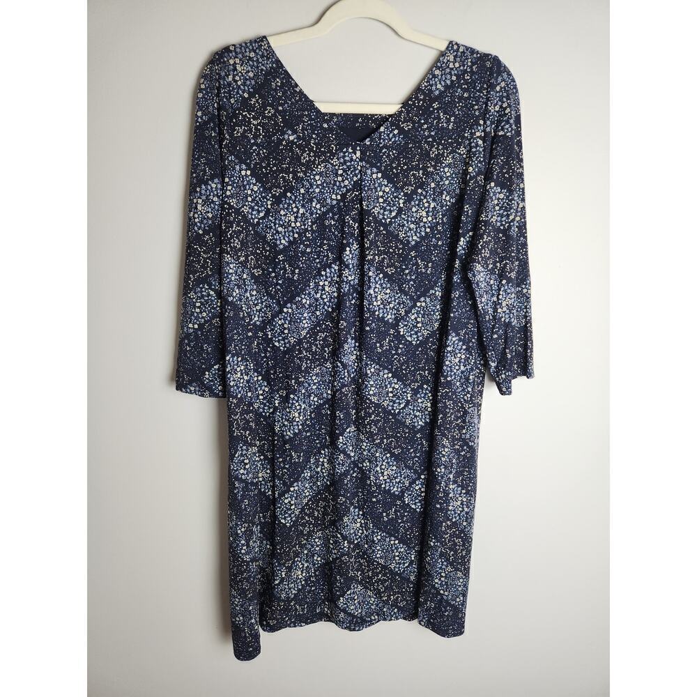 J Jill wearever collection knee length Careerwear dress sz M ditzy floral nwt - Picture 3 of 8